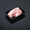 Disposable Black PET Plastic Food and Meat Packaging Tray For Supermarket