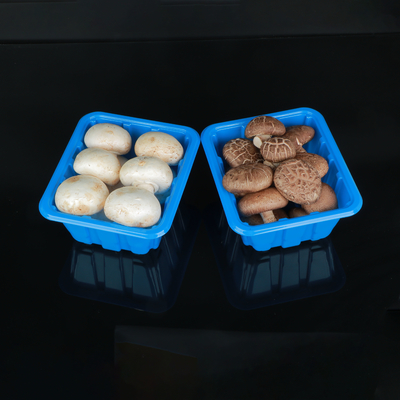 Disposable Plastic Tray For Food Dessert Mushroom Packaging
