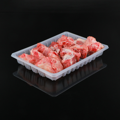 Biodegradable Fresh Keeping Frozen Meal Trays Vacuum Forming