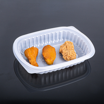High Temperature Resistant Plastic Cookie Tray Packaging 21.5*17.5*5cm