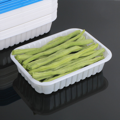 Hengmaster Disposable PET Plastic Food Square Meat Tray White