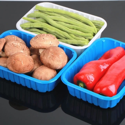 Blue Supermarket Nacho Strawberry Diaplay Plastic Inner Tray Disposable