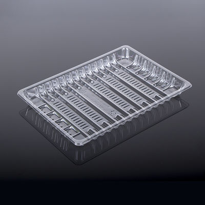 Food Grade PET 22.5*15.5*3cm Plastic Meat Tray