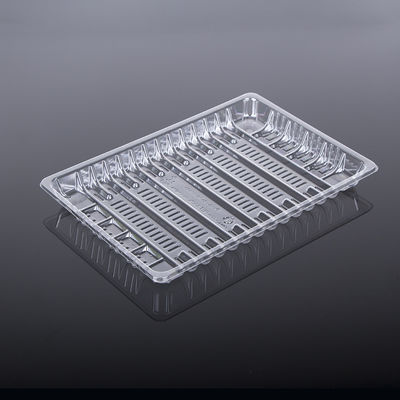 Food Grade PET 22.5*15.5*3cm Plastic Meat Tray