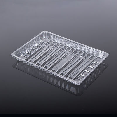 Food Grade PET 22.5*15.5*3cm Plastic Meat Tray