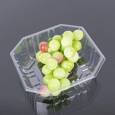 Food Grade PET 15*16*5cm 500g Disposable Fruit Tray