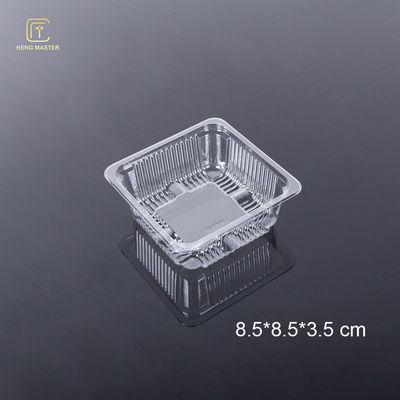 Mooncake Transparent 8.5*8.5*3.5cm Plastic Pastry Packaging