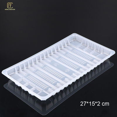 Virgin Food Grade PP 27*15*2cm Plastic Meat Packaging