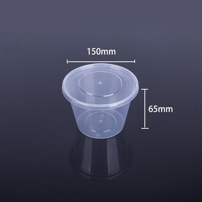 Round 150*65mm Disposable Bento Box Containers