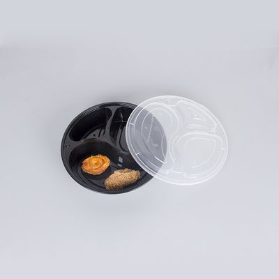 Biodegradable 22*5.5cm 3 Compartment Disposable Lunch Box