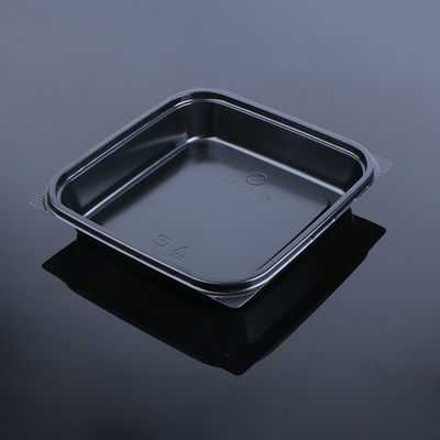 High End Black 3cm Plastic Cookie Tray Packaging