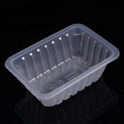 Transparent Food Blister Box Duck Neck Cooked Chicken Wings Pp Box