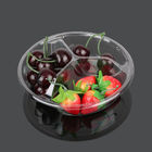 Round Covered 18.5*18.5*5.5cm Plastic Food Tray Packaging