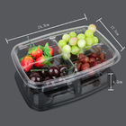Food Packaging 4cm Disposable Plastic Fruit Containers