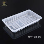 Rectangle White 18*11*2.5cm Frozen Food Tray Packaging
