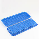 Blue Color Food Grade Material 20*16.5*3.5cm PP Food Tray