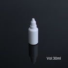 Squeeze 30ml Hdpe White Empty Eye Drop Bottle With White Cap Automatic Machine