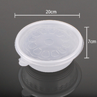 1000ml Round Disposable Plastic Food Box With Lids Soup Noodle Bowls Meal Prep