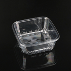 Pastry Preserved Fruits Square Clear Plastic To Go Containers For Bakery Cookie Boxes