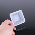 Disposable Food Grade 6.8*6.8*3.4cm Mooncake blister PP tray Plastic biscuit Pastry Box