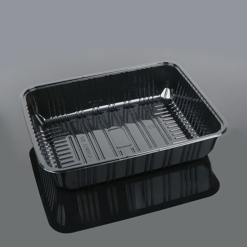 PET Disposable Plastic Fruit Tray 24*19*5 Cm Food Safety