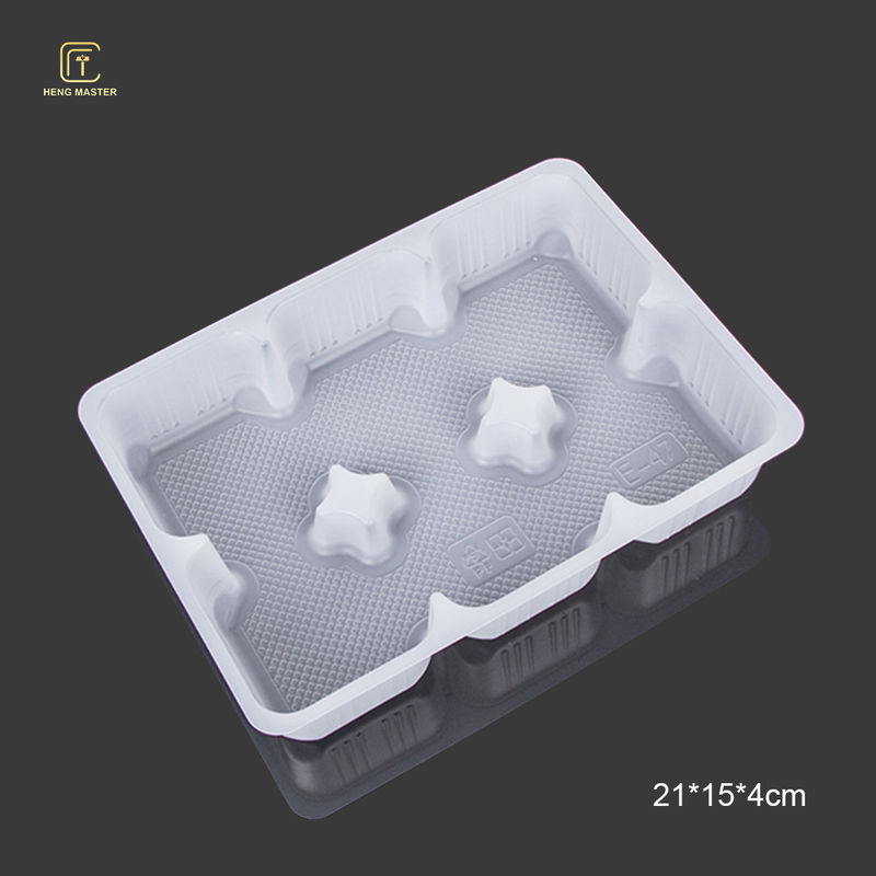 Non Toxic Disposable 21*15*4cm Plastic Cookie Tray