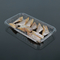Disposable PET Plastic Blister Packaging Tray For Food Dessert Chicken Feet