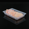 Rectangular Clear Disposable Fruit Tray Meat Vegetable Packing