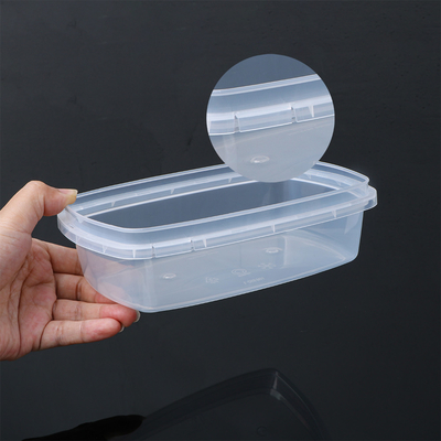 Frozen 650ml PP Square Household Large Capacity Food Crisper Container Box