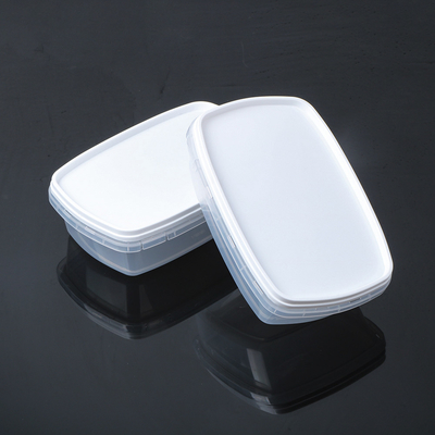 Frozen 650ml PP Square Household Large Capacity Food Crisper Container Box