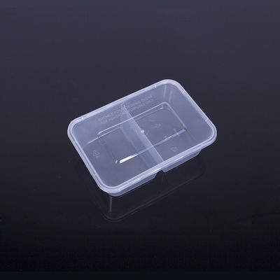 Square 2 Compartment Takeaway Containers With Lid