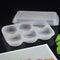 White Rectangle 19*13*2.5cm Frozen Food Tray Packaging