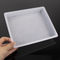 Customized PP Plastic Food Tray Packaging Transparent Square Disposable