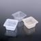 Disposable Clear Mooncake PET Plastic Blister Tray Food Grade 6.8*6.8*3.4cm