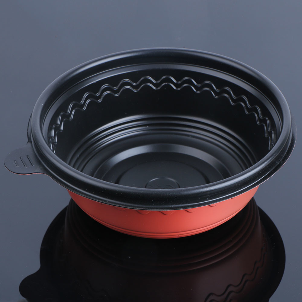 Plastic 1000ml Microwavable Disposable Soup Bowls